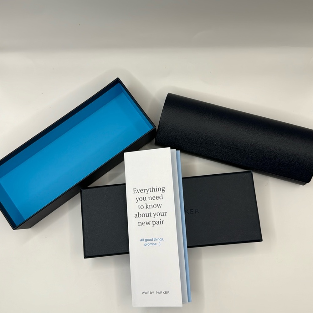 Warby Parker Glasses Case and Accessories